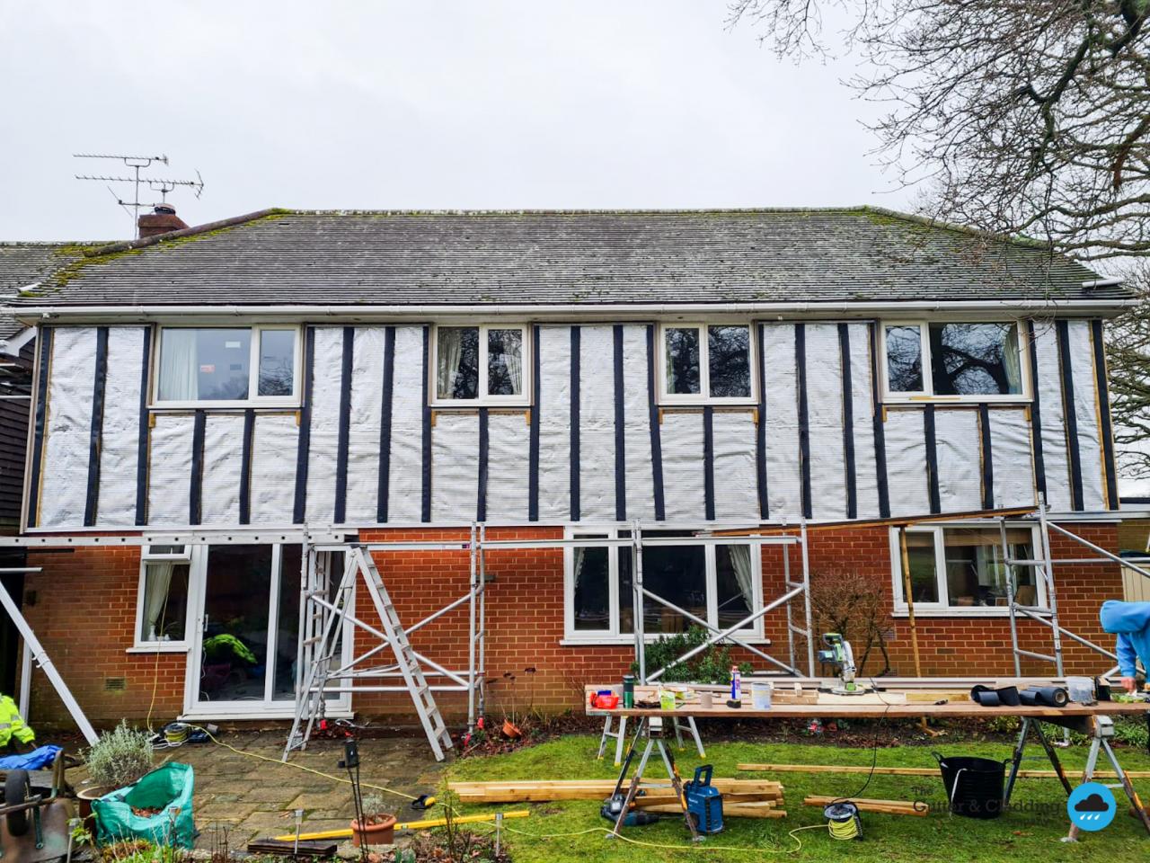 External Wall Insulation before Cladding