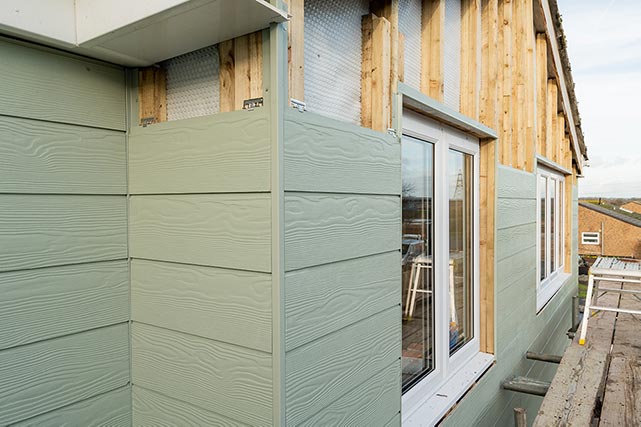 Weatherboard Cladding Insulation - The Gutter and Cladding Company