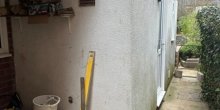 Cedral Cladding on a Wall Before