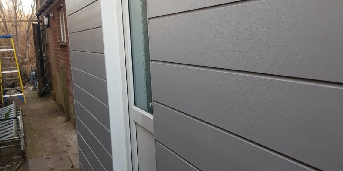 Cedral Cladding on a House Wall After