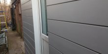 Cedral Cladding on a House Wall After