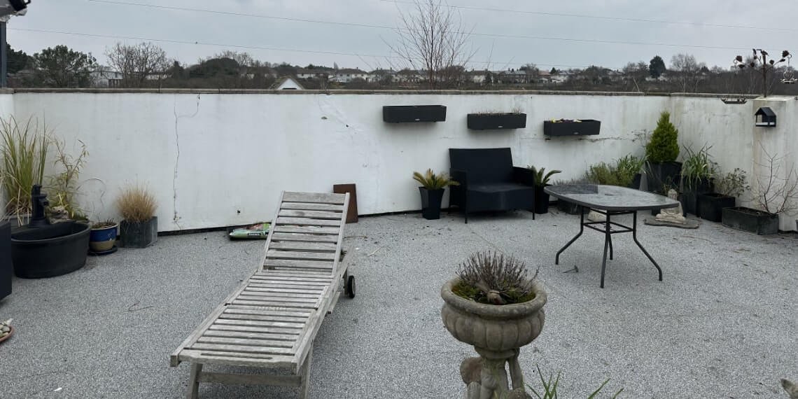 Garden Wall before Cladding