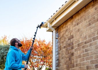 SkyVac Gutter Cleaning