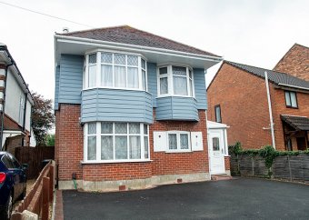 Blue Cedral Cladding