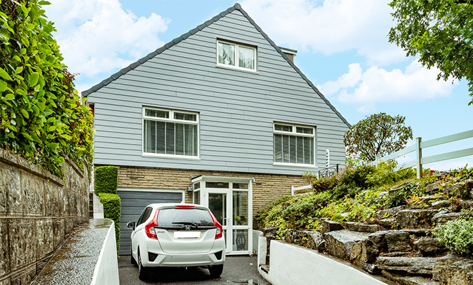 light blue house cladding lasts 50 years