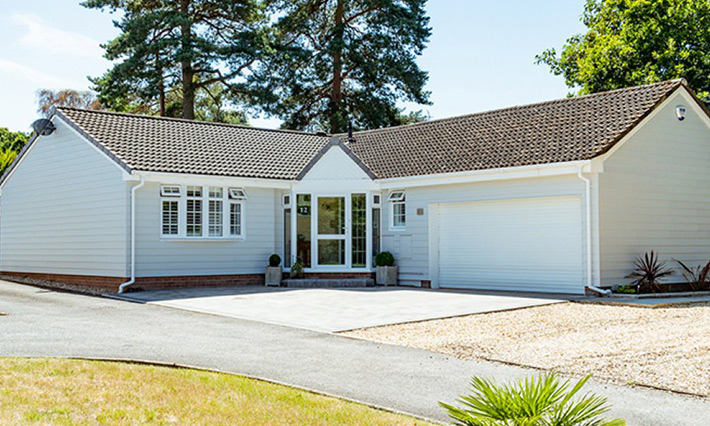 white lap house cladding